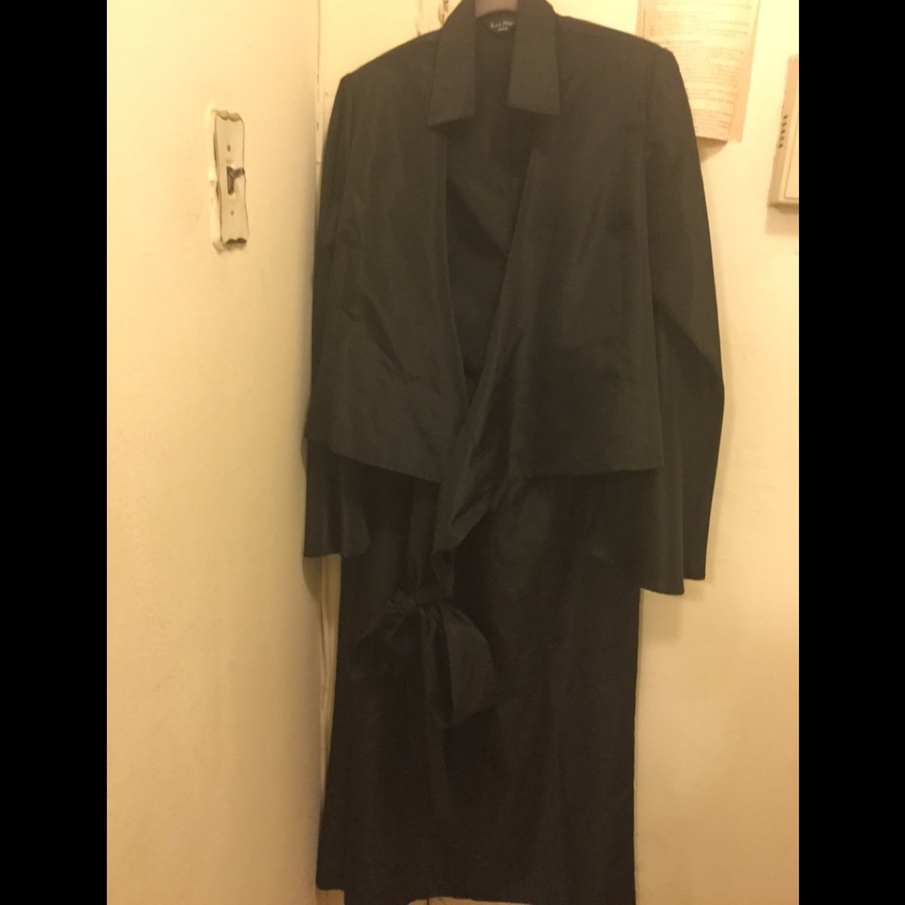 Beautiful Taffeta Black Evening Shirt